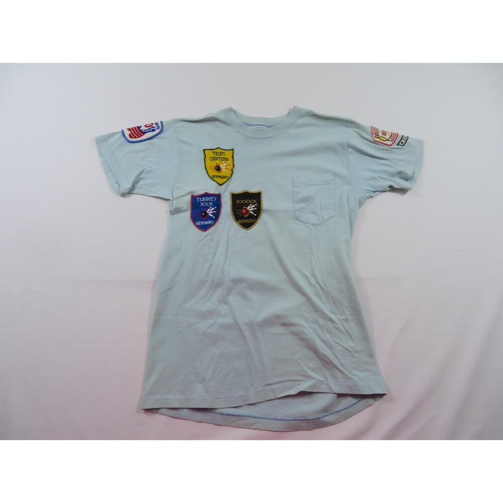 The Beaver Creek Band JC Penny Green Pocket T-Shirt Sz M 1970s